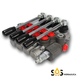 COMANDO HIDRÁULICO 40L MONOBLOCO 4 VIAS