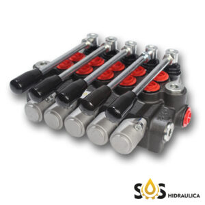 COMANDO HIDRÁULICO 40L MONOBLOCO 5 VIAS