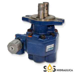 BOMBA HIDRÁULICA DE ENGRENAGENS BHM250 90CC EIXO 1" PNEUMÁTICO 2P