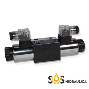 VÁLVULA DIRECIONAL TN6 24VDC CENTRO "J" DUPLA AÇÃO